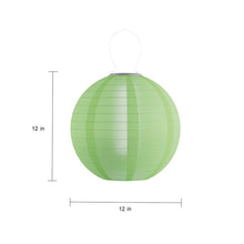 Load image into Gallery viewer, Tamalpais Outdoor LED Solar Powered 1 Paper Lantern String Light (Set of 3)
