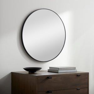 Tamayo Round Metal Mirror