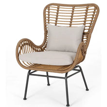Load image into Gallery viewer, Tapscott Wicker Patio Chair with Cushions (Set of 2)
