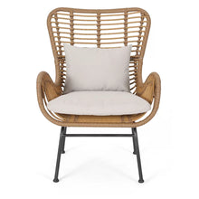 Load image into Gallery viewer, Tapscott Wicker Patio Chair with Cushions (Set of 2)
