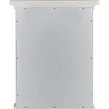 Load image into Gallery viewer, White Taryn Surface Mount Framed 1 Door Medicine Cabinet with 1 Adjustable Shelves MRM3989
