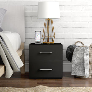 15.5'' H x 15.5'' W x 16.5'' D Taskeen Nightstand