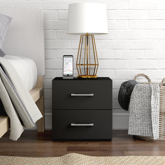 15.5'' H x 15.5'' W x 16.5'' D Taskeen Nightstand