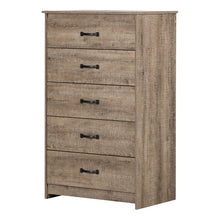 Load image into Gallery viewer, Weathered Oak Tassio 5 Drawer 29.75&#39;&#39; W Chest, 2014AH

