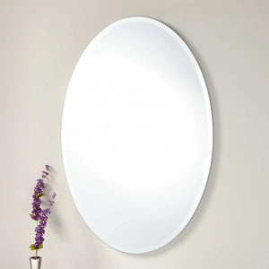 30" H x 20" W x 4.25"D Taussig Recessed Mount Oval Medicine Cabinet
