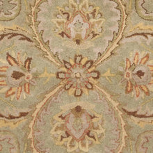 Load image into Gallery viewer, Taylor Handmade Tufted Wool Green/Gold Rug, Rectangle 2&#39; x 3&#39;

