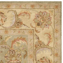 Load image into Gallery viewer, Taylor Handmade Tufted Wool Green/Gold Rug, Rectangle 2&#39; x 3&#39;
