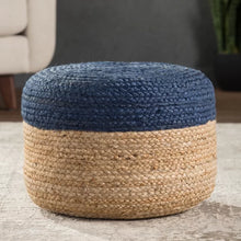 Load image into Gallery viewer, Teele 18&#39;&#39; Wide Round Pouf Ottoman
