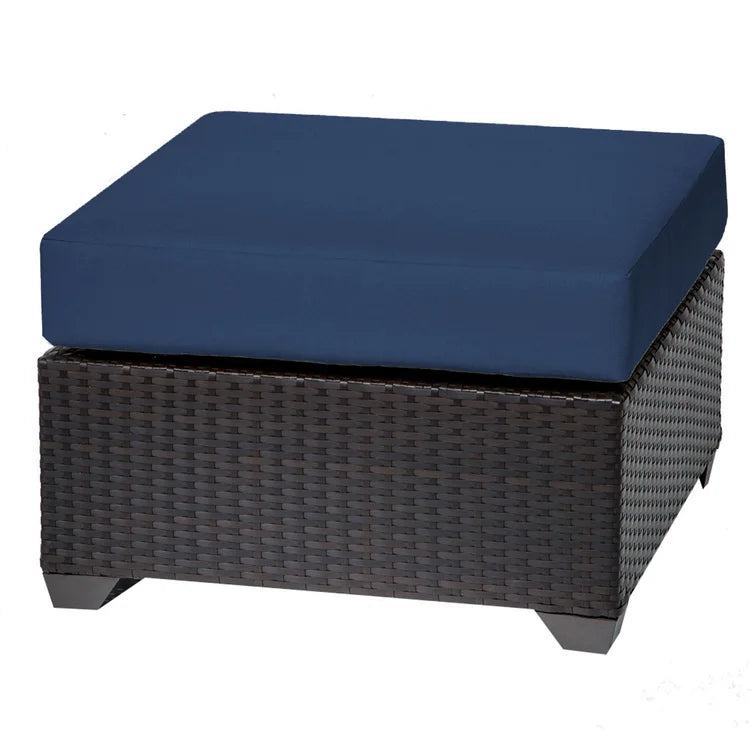 Tegan Outdoor Ottoman with Cushion