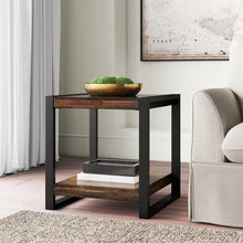 Load image into Gallery viewer, Telfair 24&#39;&#39; Tall Solid Wood Sled End Table
