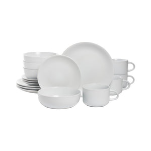 Wazee Matte Stoneware Dinnerware Set - Service for 4