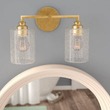 Load image into Gallery viewer, Capital Gold Tera 2-Light Vanity Light - 278CE
