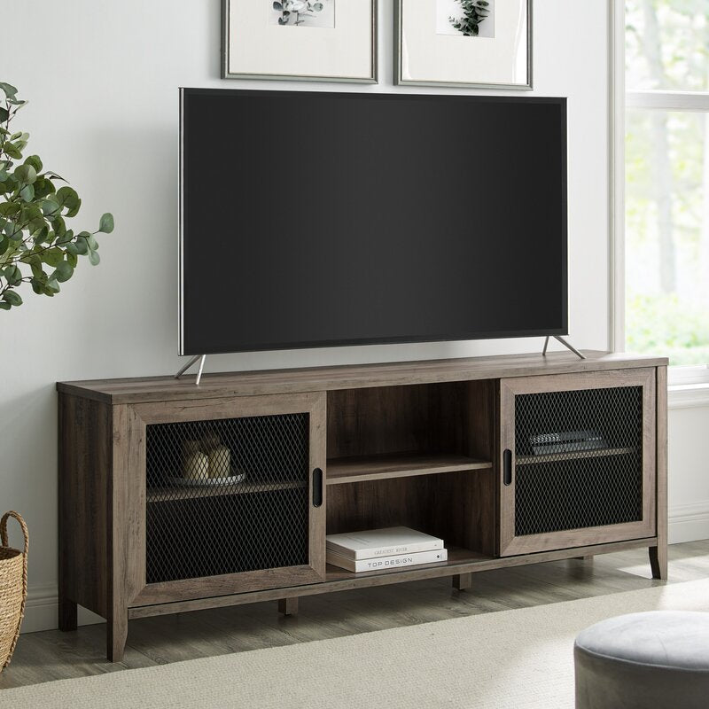 Gray Wash Terence TV Stand for TVs up to 78