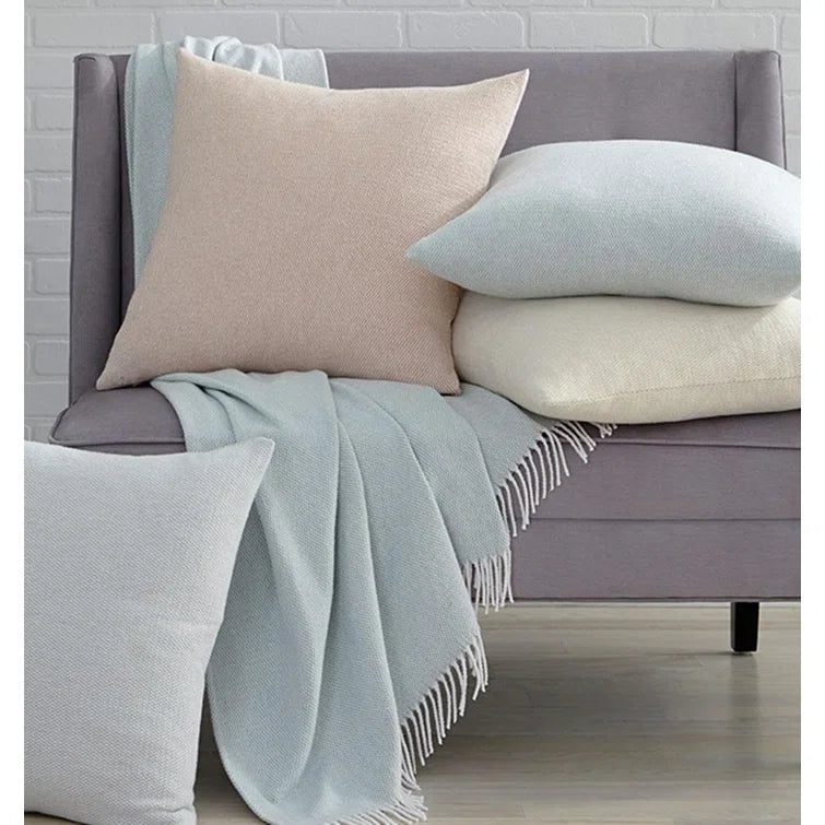 SFERRA Terzo Cotton Feathers Throw Pillow