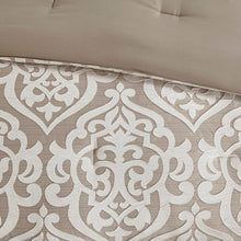 Load image into Gallery viewer, Tess Jacquard Medallion 8 Piece Comforter Set
