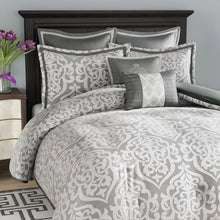 Load image into Gallery viewer, Tess Microfiber Reversible Modern &amp; Contemporary 8 Piece Comforter (Set of 8)
