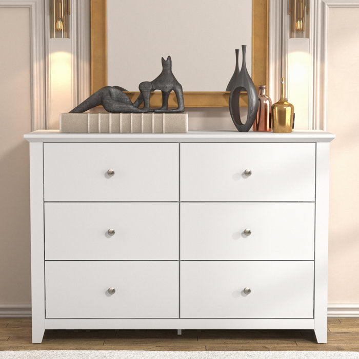 Tevrat 6 Drawers Double Dresser