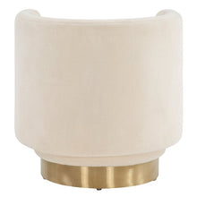 Load image into Gallery viewer, Tews Polyester Swivel Barrel Chair
