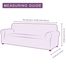 Load image into Gallery viewer, Textured Grid Stretch Box Cushion Sofa Slipcover large
