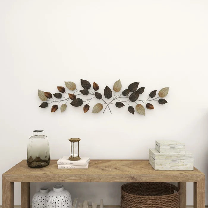Textured Leaf Wall Décor