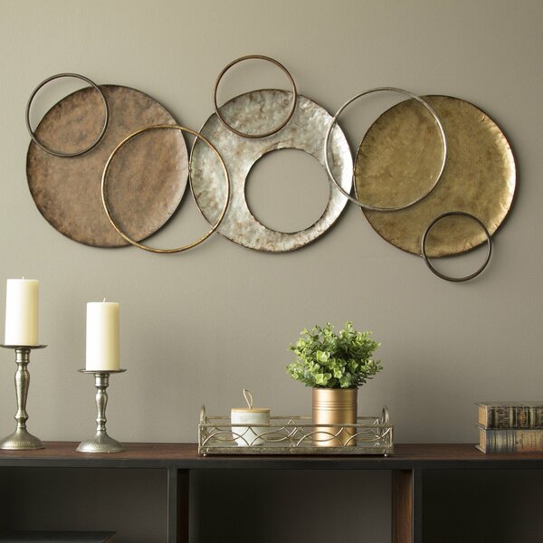 Bronze/Silver/Gold Textured Metal Wall Décor 1607AH