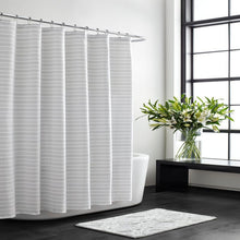 Load image into Gallery viewer, Textured Stripe Single Shower Curtain GL945
