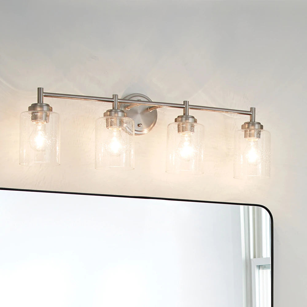 The Gray Barn Saffron 4-light Brushed Nickel Bath/Vanity Light - Brushed nickel