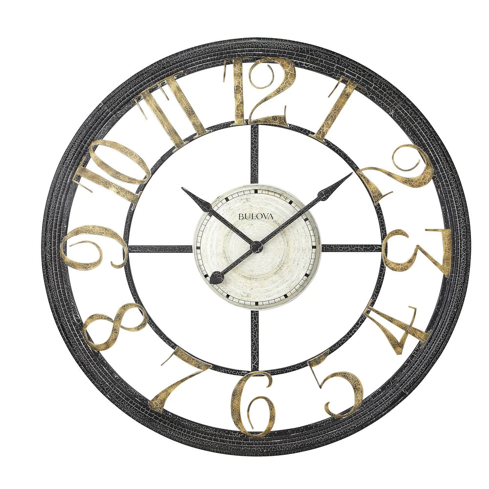 Bulova Metal Wall Clock