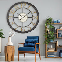 Load image into Gallery viewer, Bulova Metal Wall Clock

