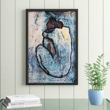 Load image into Gallery viewer, 37&quot; H x 25&quot; W x 0.75&quot; D The Blue Nude (Seated Nude) by Pablo Picasso - Picture Frame Print

