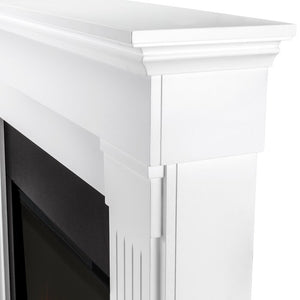 41.9'' H X 47.4'' W X 9.5'' D The Crawford 47.4'' W Electric Fireplace