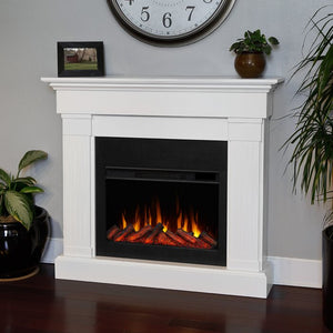 41.9'' H X 47.4'' W X 9.5'' D The Crawford 47.4'' W Electric Fireplace