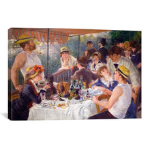 Load image into Gallery viewer, 12&quot; H x 18&quot; W x 1.5&quot; D The Luncheon Of The Boating Party 1881 by Pierre-Auguste Renoir - on Canvas
