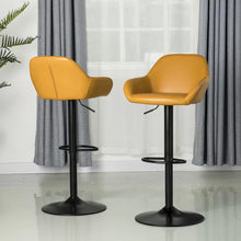 Load image into Gallery viewer, Thibodeaux Swivel Adjustable Height Bar Stool (Set of 2)
