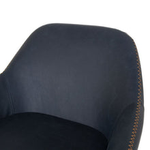 Load image into Gallery viewer, Navy Blue Thibodeaux Swivel Adjustable Height Bar Stool (Set of 2)
