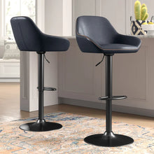 Load image into Gallery viewer, Thibodeaux Swivel Adjustable Height Bar Stool (Set of 2)
