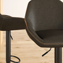 Load image into Gallery viewer, Thibodeaux Swivel Adjustable Height Bar Stool (Set of 2)
