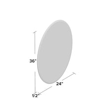 Load image into Gallery viewer, Thornbury Oval Bevel Frameless Wall Mirror
