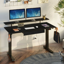 Load image into Gallery viewer, 29&quot; H x 47&quot; W x 21&quot; D Thornport Height Adjustable Standing Desk
