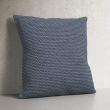 Load image into Gallery viewer, Indigo Tiana Square Cotton Pillow Cover and Insert - Set of 2 pillows
