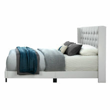 Load image into Gallery viewer, Queen White  Tianna Tufted Upholstered Low Profile Standard Bed 4916RR
