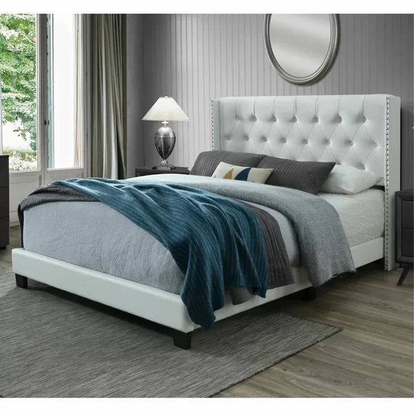 Tianna Tufted Upholstered Low Profile Standard Bed king