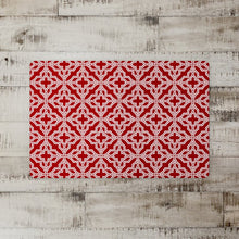 Load image into Gallery viewer, Tieman Quatrefoil Kitchen Mat 2815AH
