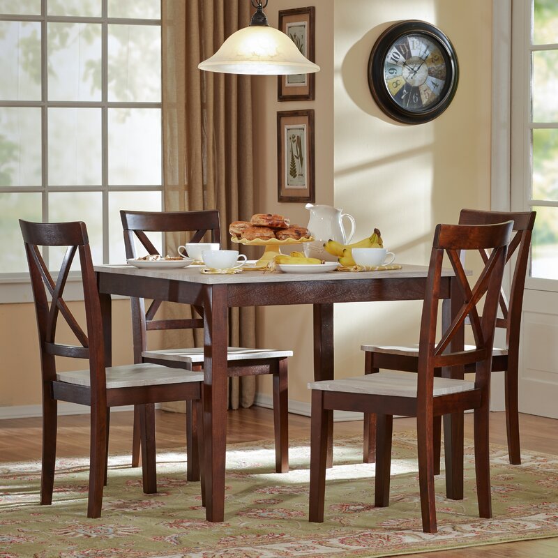 Tilley rustic 5 piece dining set outlet