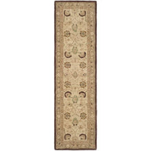 Load image into Gallery viewer, Tingley Handmade Tufted Wool Brown/Ivory/Sage Rug, Runner 2&#39;3&quot; x 8&#39;
