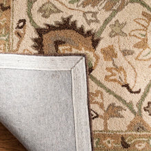 Load image into Gallery viewer, Tingley Handmade Tufted Wool Brown/Ivory/Sage Rug, Runner 2&#39;3&quot; x 8&#39;
