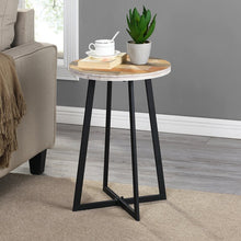 Load image into Gallery viewer, Tisbury Solid Wood Cross Legs End Table 3283RR
