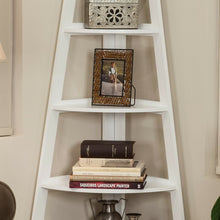 Load image into Gallery viewer, Tisha 63&#39;&#39; H x 26.5&#39;&#39; W Solid Wood Corner Bookcase 7822RR
