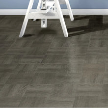 Load image into Gallery viewer, Tivoli Wood 12" x 12" x 1.2mm Luxury Vinyl Tile in Gray, (Set of 2)
