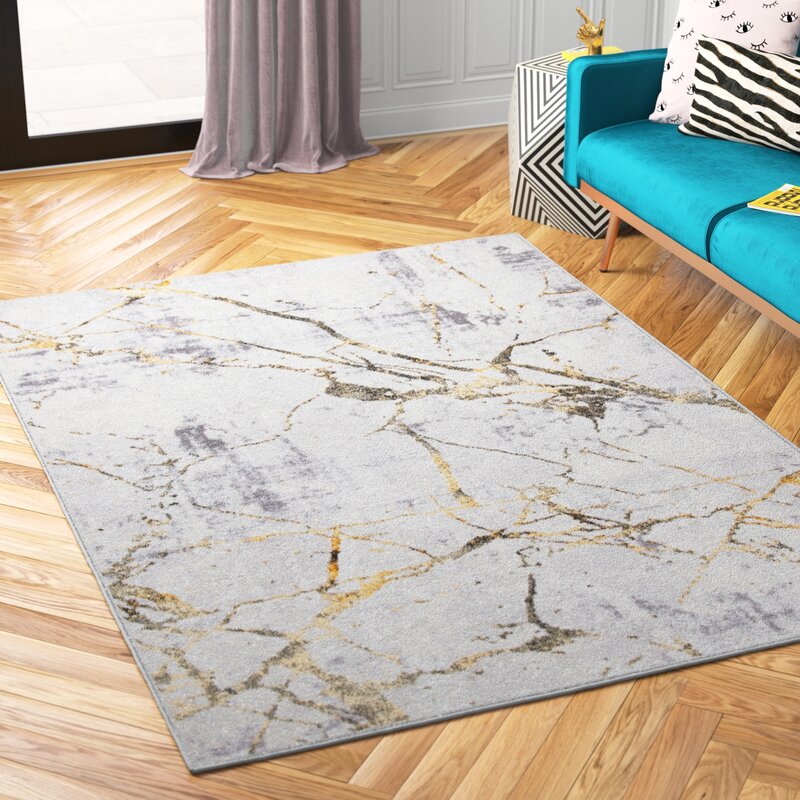 Tobias Ivory/Gold Area Rug